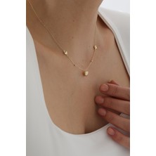 Yavuz Kuyumculuk 14 Ayar Altın Üçlü Kalp Kolye