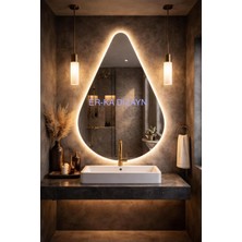 Damla Ayna Led'li Lavabo & Banyo Aynası