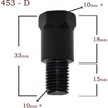HSB-453-DAYNA Dönüştürücü Aparat 10MM+ / 10MM+