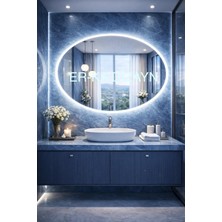 Elips *yatay* Led'li Lavabo & Banyo Aynası Makyaj Aynası