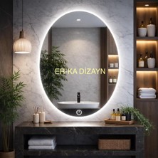 Elips Dokunmatik Ayna Led'li Lavabo & Banyo Aynası *dokunmatik Dimmer Özellikli*