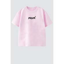 Monila Unisex Çocuk Pamuklu Bisiklet Yaka Baskılı T-Shirt
