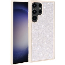 ZM Store Galaxy S23 Ultra Uyumlu Kılıf Işıltılı Parlak Taşlı Tasarım Ston Kapak
