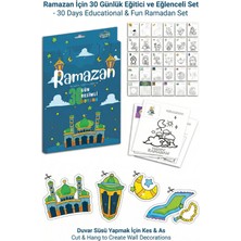 Festilo Ramazan Temalı Boyama Seti Her Gün 1 Resim Kes Yapıştır Eğitici Set