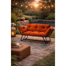 Petkamp Garden Shift- Yatak Olabilen Mekanizmalı Ikili Kanepe Kolları Açılan Yataklı Koltuk