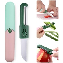 cesoyuncak  3 Adet Bıçaklı Soyucu Çift Taraflı Pratik Sebze Meyve Soyucu