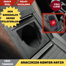 PSA Code Citroen Berlingo-Peugeot Rifter-Opel Combo-Fiat Doblo Orta Konsola Çapraz Telefonluk ve Bardaklık