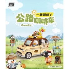 Loz Kampçı Serisi: Arabalı Ördek | 1646 Parça Mikro Bloklar | 6+ Yaş | Araba Maketi