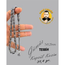 Muri Tesbih 39,4 gr Gümüş Tesbih Kapsül Kesim 7X11,25