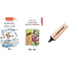 Can Yayınları Domates Saçlı Kız + Charlie'nin Çikolata Fabrikası 2 Kitap Set ( Kalem Hd )