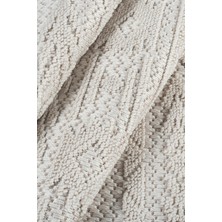 Santiva Home Krem Yumuşak Dokulu Halı Bukle Salon Mutfak Koridor Dokuma Makine Halısı Antialerjik