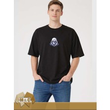 M.Ç Family Store Unisex Oversize Tişört  Özel Tasarım Street Style Trendy Unisex Oversized T-Shirt Unique Design