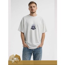 M.Ç Family Store Unisex Oversize Tişört  Özel Tasarım Street Style Trendy Unisex Oversized T-Shirt Unique Design