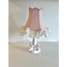 Lulu Avizem Patentli Elde Yıkanabilir Başlık Simli Pudra Tonu Genç Bebek Çocuk Abajur