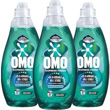  express fresh kötü koku karşıtı beyaz ve renkliler sıvı çamaşır deterjanı 1480 ml x 3 adet