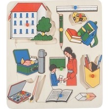 Edutoys OKULUMUZ (KULPLU) PUZZLE