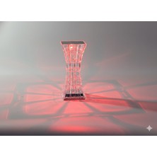 Belkıs Kırtasiye Kristal Abajür Gece Lambası Dokunmatik Type C Sarjlı Gece Lambası