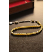 Tesbihkenti Bilek Boy Ahşap Kutulu Beyrut Toz Kehribar Tesbih