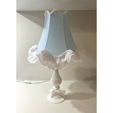 Lulu Avizem Patentli Elde Yıkanabilir Başlık Bebek Mavisi Bebek Odası Abajur