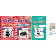 Epsilon Yayınevi Saftirik 20: Parti Aşkına! + Olanlar Oldu + Beyin Bdava 3 Kitap Set ( Kalem Seti Hd )