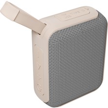 K-yonlineticaret Asonıc As-03 Bej 5W Bt/usb/tf/tws 1200MAH Batarya Bluetooth V5.3 Kablosuz Taşınabi - KY002K-6QOJP