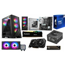 Şafak Bilgisayar 16GB RTX5060 TI İNTEL i9-14900K 32GB RAM 1TB SSD DDR5 RGB ULTRA GAMİNG DESKTOP PC