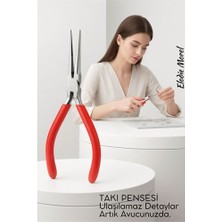 Serac Collection Profesyonel Uzun Ince Sivri Uçlu Kargaburun Takı Pensesi 12 cm - Hassas Mücevher - SA002G-6EQ5Z