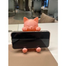 Lucylund Sevimli Kedi Telefon ve Bilgisayar Tutucu Telefon Standı Masaüstü Aksesuar