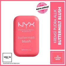 Nyx Professional Makeup Buttermelt Blush Kremsi Pembe Pudra Allık - 04 U Know Butta