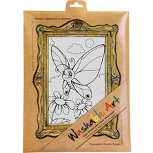 Akademi Çocuk Funny Mat -Washable Art - Kelebek