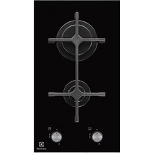 Electrolux EGC3322NVK 30 cm 2 Gözlü Domino Siyah Ocak