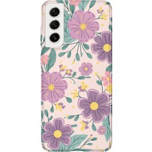 Lelia Samsung Galaxy S22 Plus Uyumlu Baskılı Şeffaf Telefon Kılıfı | Koleksiyon: Pastelbloom Soft Series