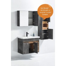 Saydam Banyo Venüs 60 cm Banyo Dolabı Takımı Alt Üst ( Boy dolabı dahil değildir.)