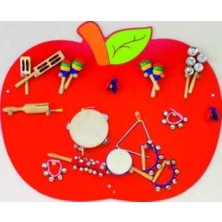 Edutoys ELMA MÜZİK KÖŞESİ (MÜZİK ALETLERİ DAHİL)