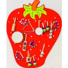 Edutoys ÇİLEK MÜZİK KÖŞESİ (MÜZİK ALETLERİ DAHİL)