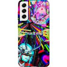 Lelia Samsung Galaxy S21 Uyumlu Baskılı Şeffaf Telefon Kılıfı | Koleksiyon: Neondream District