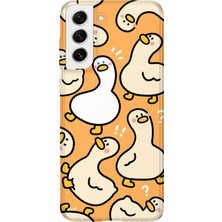 Lelia Samsung Galaxy S21 Fe Uyumlu Baskılı Şeffaf Telefon Kılıfı | Koleksiyon: Memecraft Studio