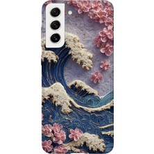 Lelia Samsung Galaxy S21 Fe Uyumlu Baskılı Şeffaf Telefon Kılıfı | Koleksiyon: Pastelbloom Soft Series