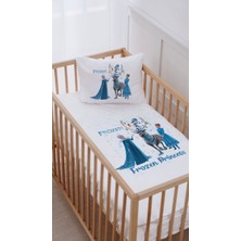Lilabio %100 Pamuk Park Yatak Beşik Nevresim Takımı (70X120) Frozen Princess