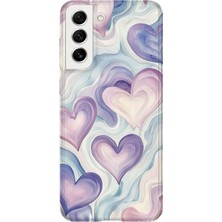 Lelia Samsung Galaxy S22 Uyumlu Baskılı Şeffaf Telefon Kılıfı | Koleksiyon: Pastelbloom Soft Series