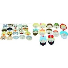 Edutoys İNSAN VE HAYVAN FİGÜRLÜ MASKELER 32'li set