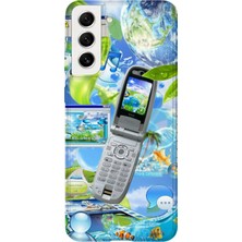 Lelia Samsung Galaxy S22 Plus Uyumlu Baskılı Şeffaf Telefon Kılıfı | Koleksiyon: Aeroglass Mirage