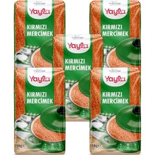 Yayla Ithal Kırmızı Mercimek 1 kg X5