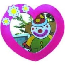 Edutoys KALP FİGÜRLÜ LAVABO AYNASI (50X45 CM)