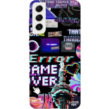 Lelia Samsung Galaxy S21 Plus Uyumlu Baskılı Şeffaf Telefon Kılıfı | Koleksiyon: Neondream District