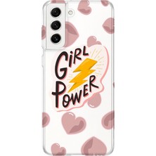 Lelia Samsung Galaxy S21 Uyumlu Baskılı Şeffaf Telefon Kılıfı | Koleksiyon: Queenmode Femme