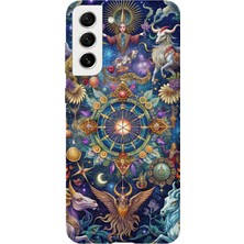 Lelia Samsung Galaxy S21 Uyumlu Baskılı Şeffaf Telefon Kılıfı | Koleksiyon: Zodiacmuse Celestia