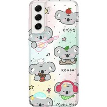 Lelia Samsung Galaxy S22 Plus Uyumlu Baskılı Şeffaf Telefon Kılıfı | Koleksiyon: Cute Animals