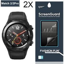 Sergen Reklam Gor Huawei Watch 2/ Watch 2 Pro Darbe Emici Ekran Koruyucu 2 Adet SET-(5775) - SE002E-6CNZN7