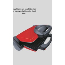 Astraltech 2000 Watt Tost Makinesi 6 Dilim Kapasiteli Döküm Plakalı Üç Kademeli Isı Ayarlı